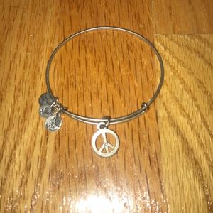 Peace sign alex and Ani bracelet